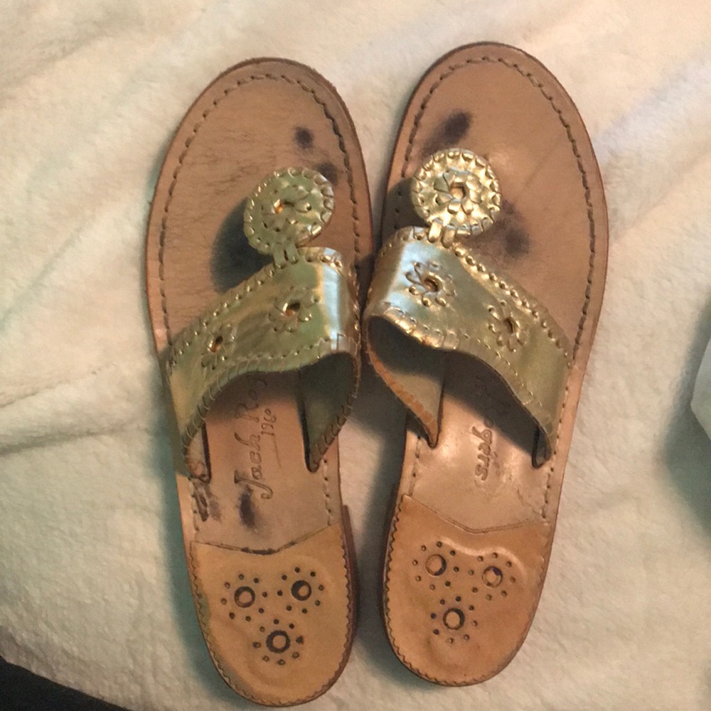 Gold Jack Rogers 8.5